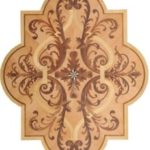 laminated wood flooring inlays